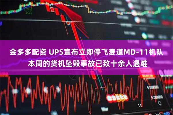 金多多配资 UPS宣布立即停飞麦道MD-11机队 本周的货机坠毁事故已致十余人遇难